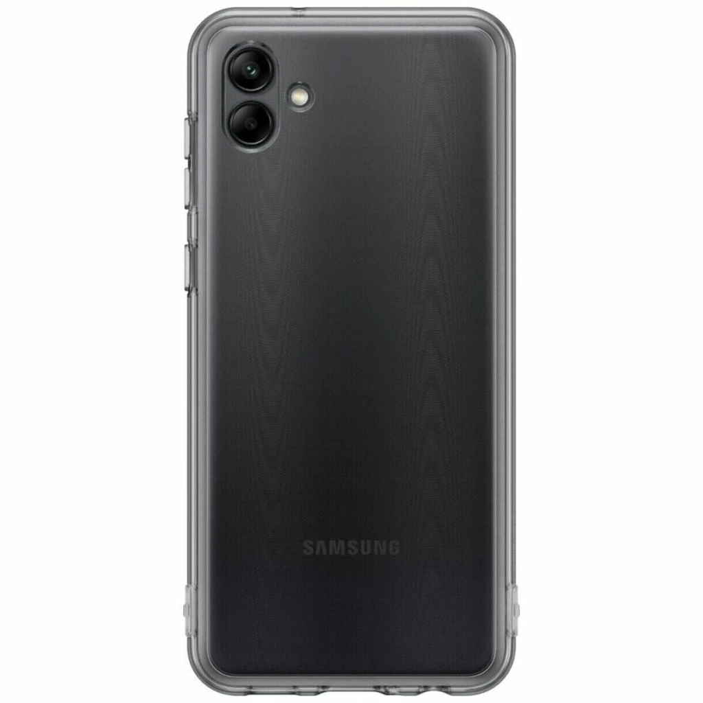 Чохол до мобільного телефона Samsung Samsung A04 Soft Clear Cover Black (EF-QA045TBEGRU) Чохол до мобільного телефона Samsung Samsung A04 Soft Clear Cover Black (EF-QA045TBEGRU)