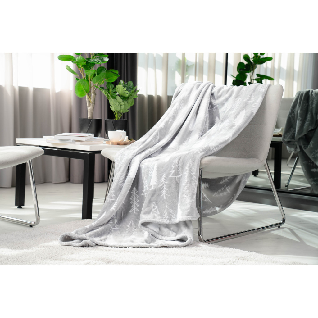 Плед Ardesto Flannel ялинки 160х200 см (ART0110PB) Плед Ardesto Flannel ялинки 160х200 см (ART0110PB)