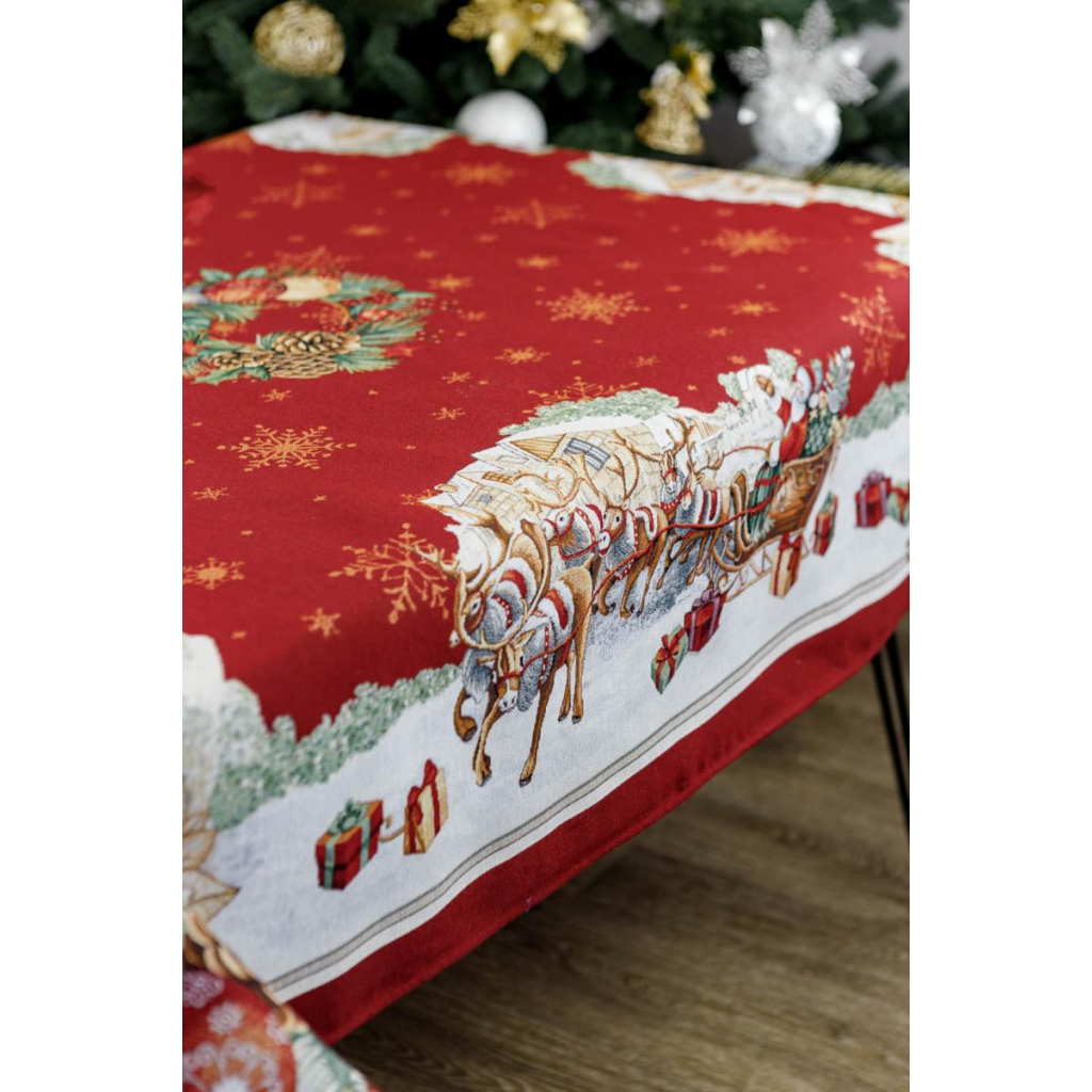 Скатертина Прованс гобеленова PRESENT 135х240 см (4823093450585) Скатертина Прованс гобеленова PRESENT 135х240 см (4823093450585)