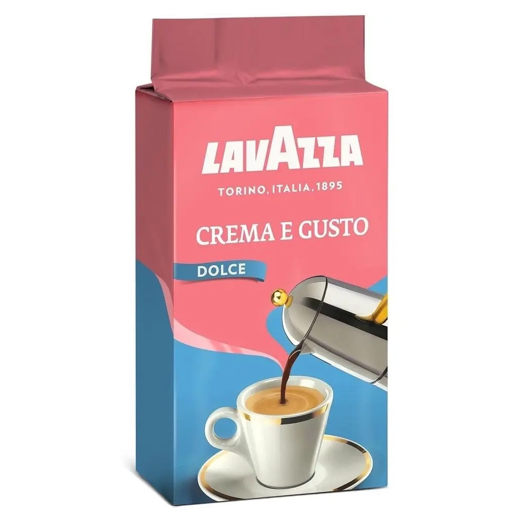 Кава Lavazza Crema&Gusto Dolce мелена 250 г (8000070037304) Кава Lavazza Crema&Gusto Dolce мелена 250 г (8000070037304)