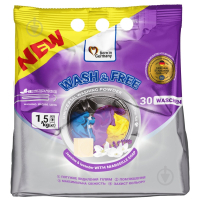 Washing powder Wash&Free Universal Jasmine and lavender with Marseille soap 1.5 kg (4262396140883)