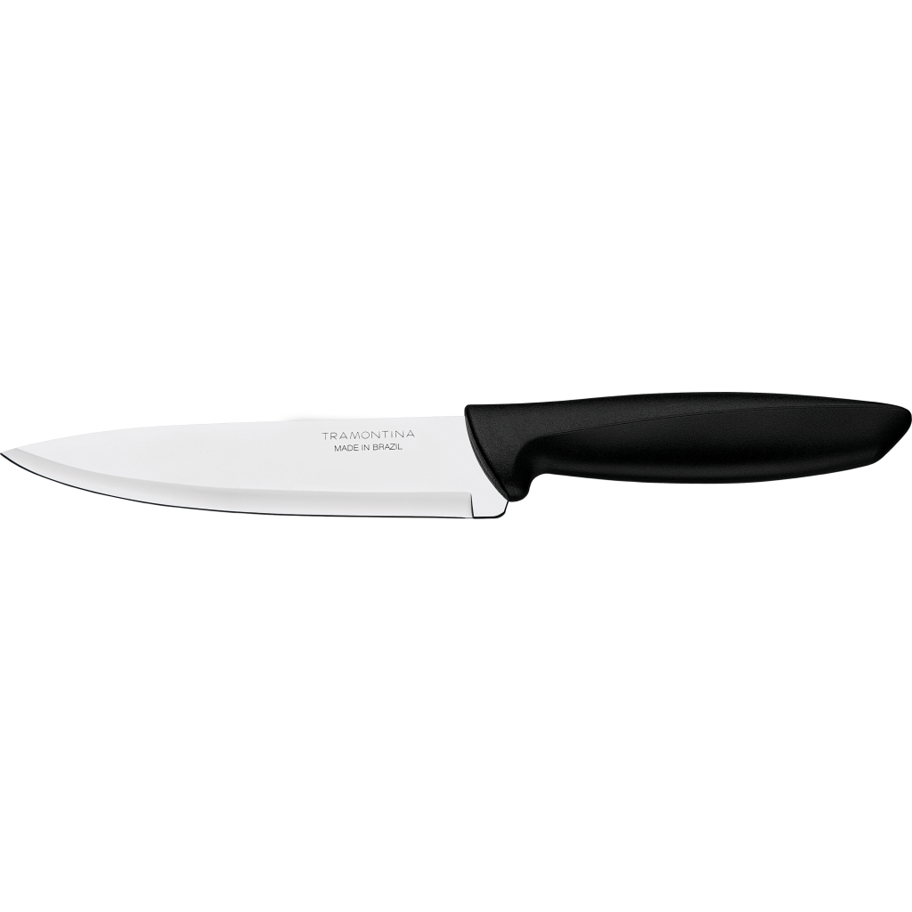 Кухонний ніж Tramontina Plenus black Chef 152 мм (23426/106)