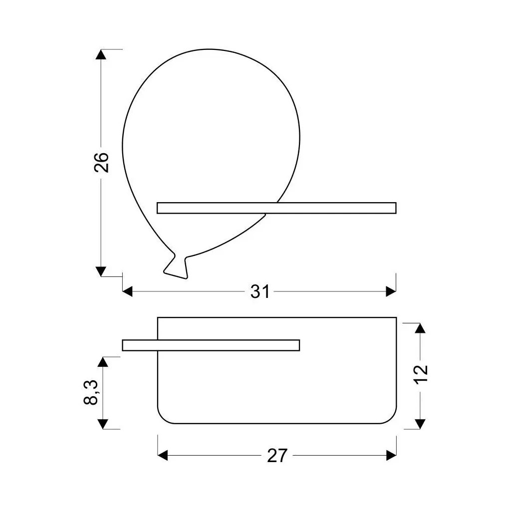 Світильник Candellux BALOON (21-85108) Світильник Candellux BALOON (21-85108)
