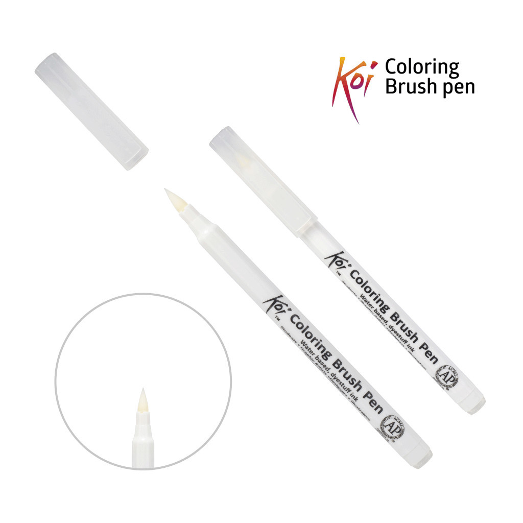Художній маркер KOI Маркер-пензель акварельний Блендер, 0 (084511391758)