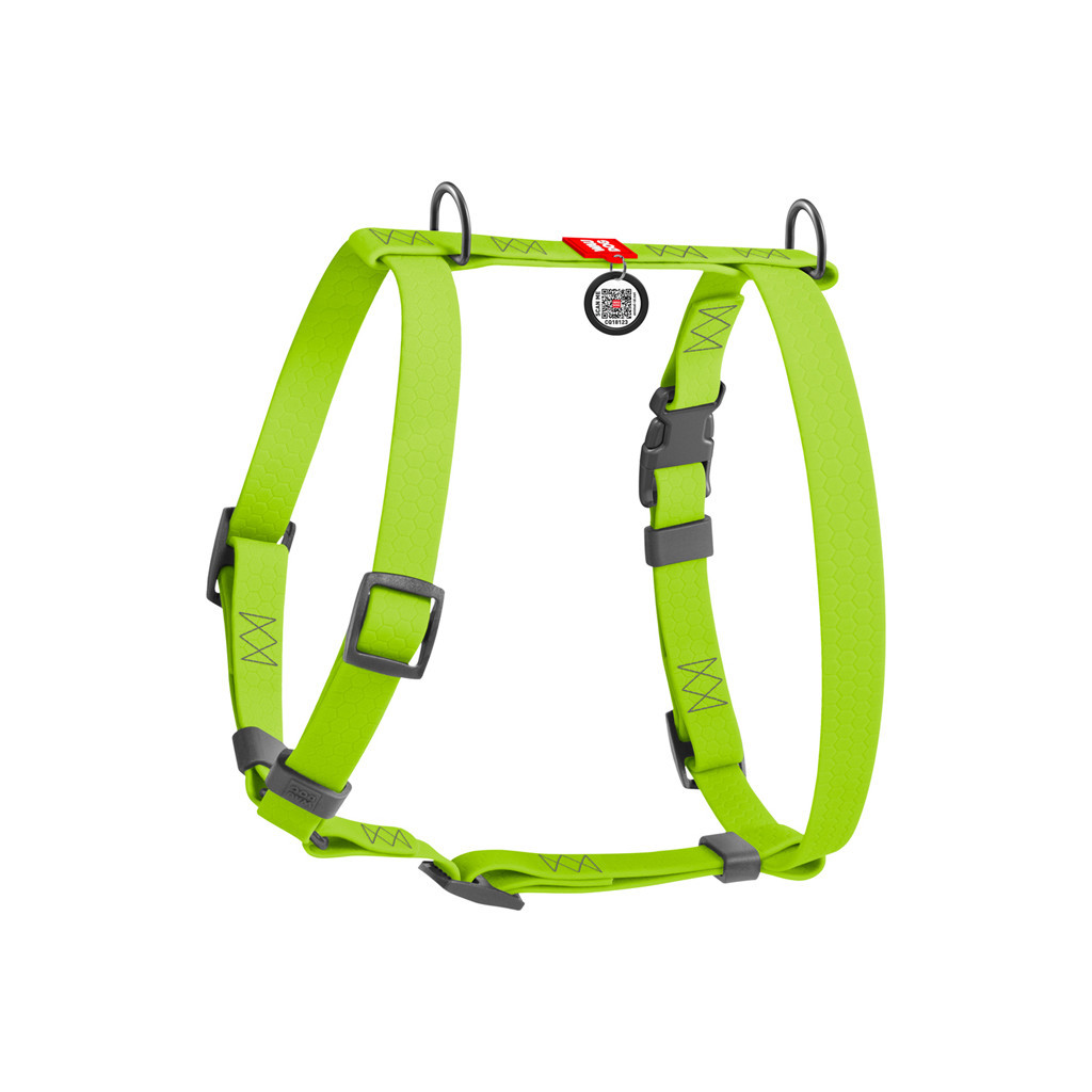 Шлея для собак WAUDOG Waterproof Н-подібна анатомічна XL салатова (32455)