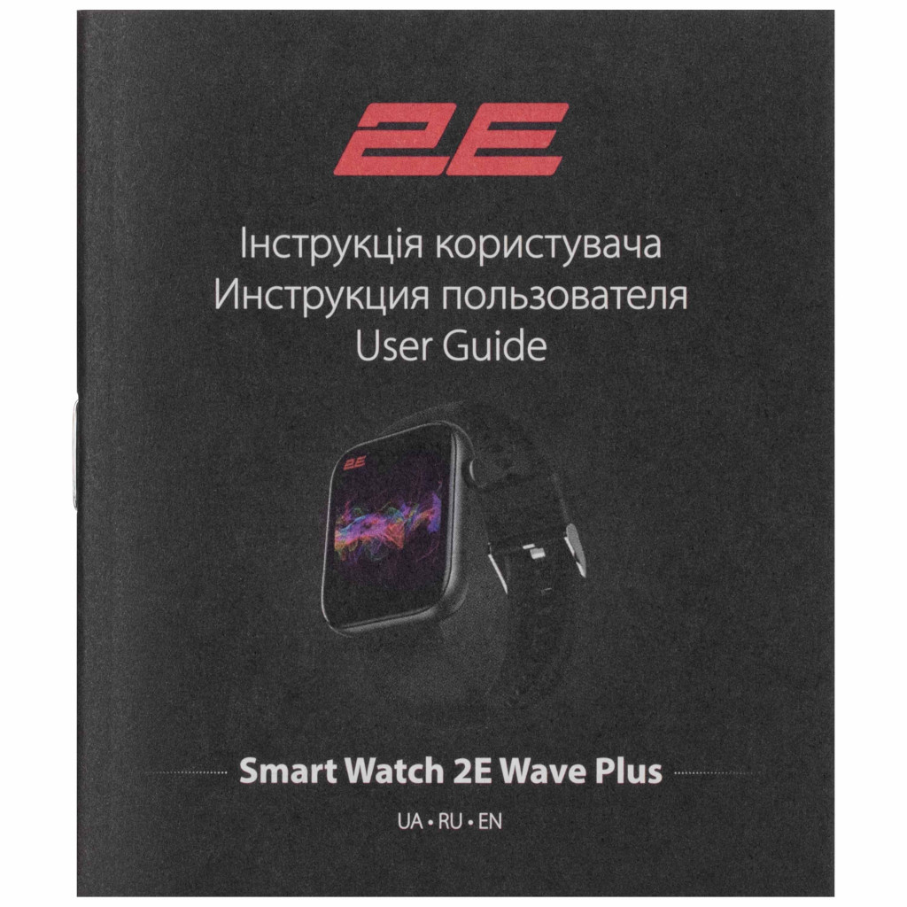 Смарт-годинник 2E Wave Plus 47 mm Black (2E-CWW12BK)