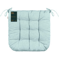 ARDESTO Oliver chair cushion, 40x40 cm, 100% cotton, fabric: 50% holof, 50% PP, turquoise (ART02OT)
