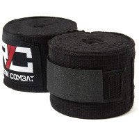Бинт для спорту Reebok Combat Hand Wraps RSCB-11158 чорний Уні 180 см (5055436116011)
