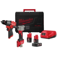 Набір електроіструментів Milwaukee M12 FPP2D2-422X FUEL POWER PACK IN2 (4933480593)