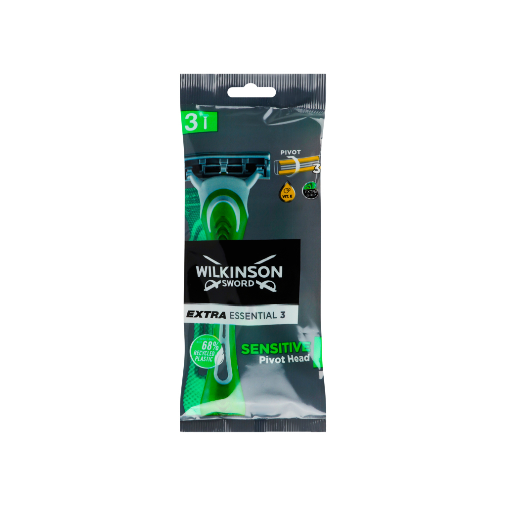 Бритва Wilkinson Sword Extra 3 Essential Sensitive 3 шт. (4027800105502)
