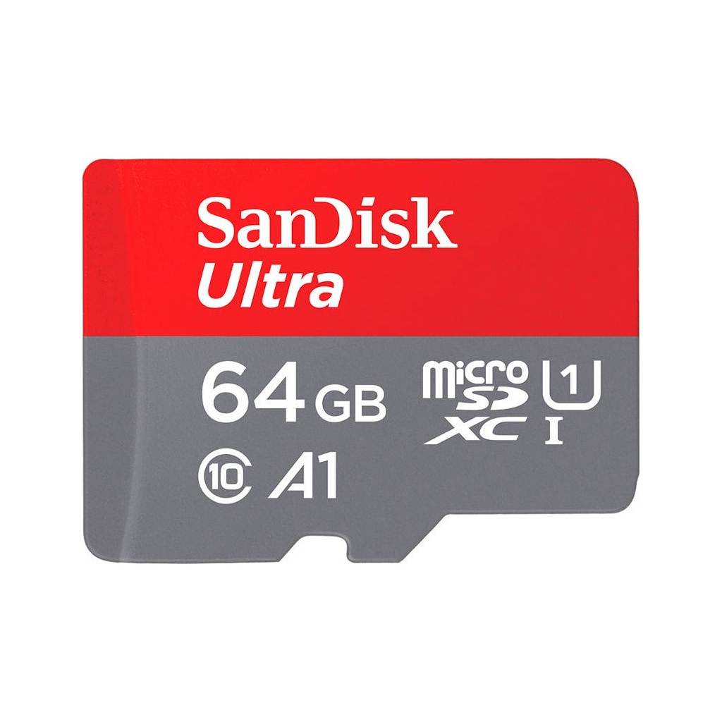 Карта пам'яті SanDisk 64GB microSD Class 10 A1 R-140 (SDSQUAB-064G-GN6IA)