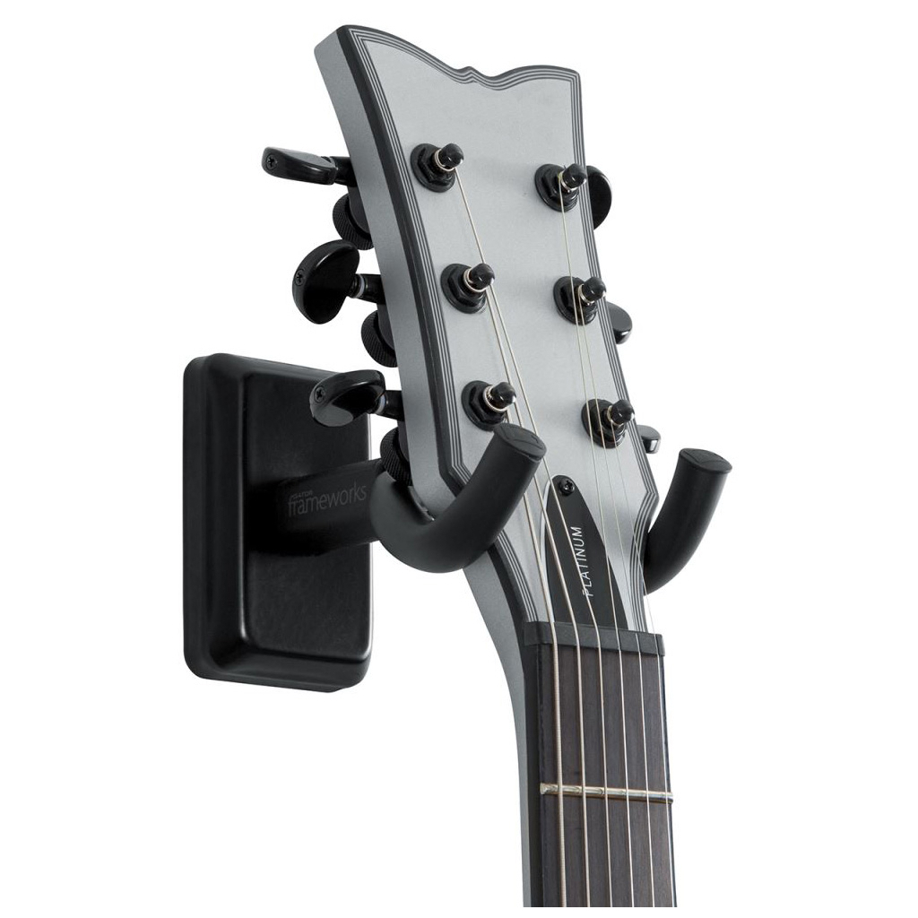 Тримач для гітари Gator Frameworks Wall Mount Guitar Hanger Black (GFW-GTR-HNGRBLK)