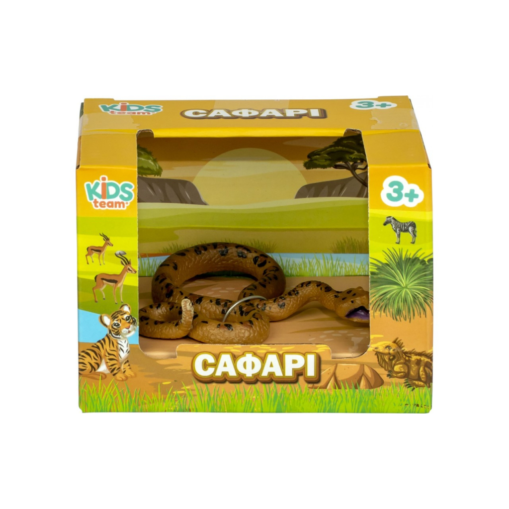 Фігурка Kids Team Сафарі Гримуча змія (Q9899-A80_4) Фігурка Kids Team Сафарі Гримуча змія (Q9899-A80_4)