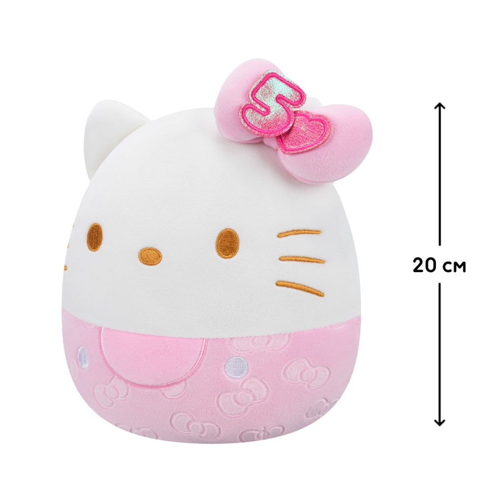 М'яка іграшка Squishmallows Хелоу Кітті у рожевому 20 см (SQSN00497)