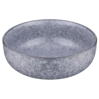 Салатник Ardesto Loreto, 650мл, 15.5см, порцеляна, сірий (AR1015LG)