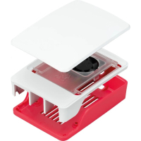 Корпус до промислового ПК Raspberry Pi Корпус червоно-білий для Raspberry Pi 5 офіційний (SC1159)