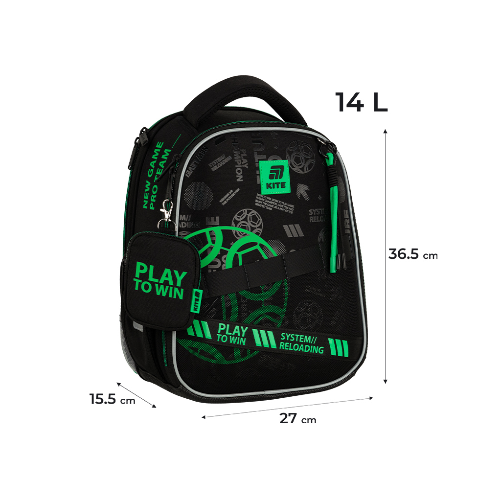 Портфель Kite Education 555 Play&Win (K25-555S-2)