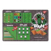 Table mat Yes A3 Minecraft Creepers with English tips (492248)