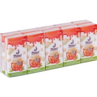 Cosmetic napkins Parus Strawberry 2 layers 10 pcs. x 10 packs (4820044170158)