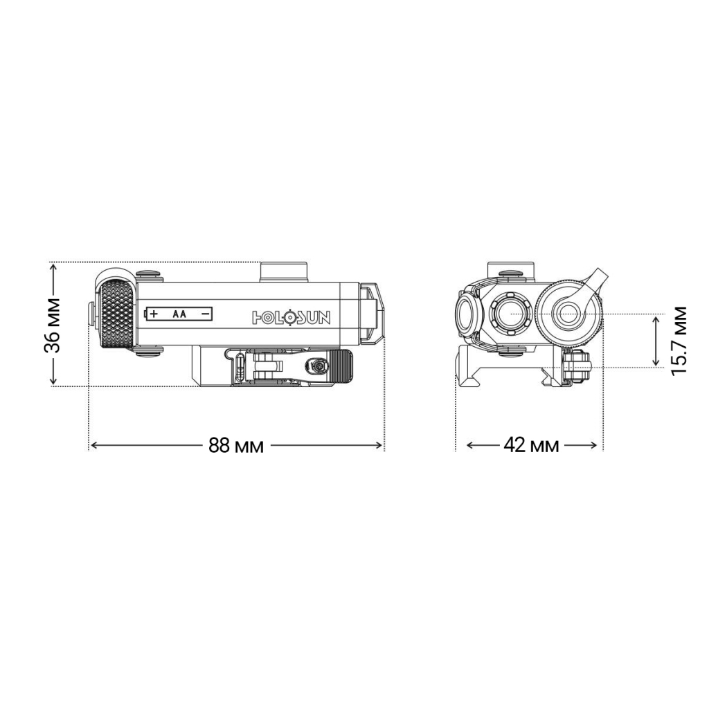 Тактичний блок Holosun LS117-IR (LS117IR) (747045)