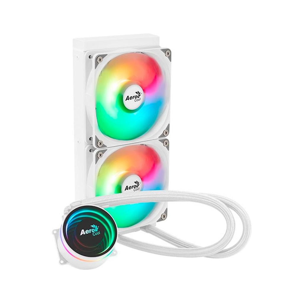 Система рідинного охолодження AeroCool Oasis L240 White (ACLA-OA24117.21)