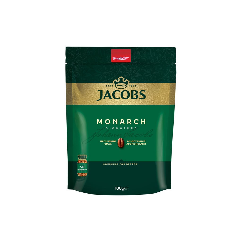 Кава Jacobs MONARCH розчинна 100 г (prpj.90113) Кава Jacobs MONARCH розчинна 100 г (prpj.90113)