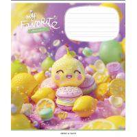 Notebook Schoolboy Favorite desserts 12 sheets cell (012-3454K)