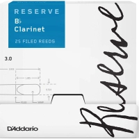 Clarinet Reed D'Addario Reserve Bb Clarinet #3.0 - 25 Pack (DCR0130-B25)