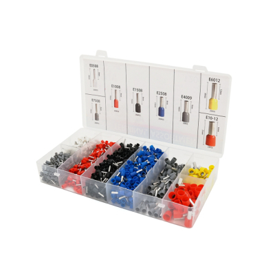 Затиск для клем Voltronic HCS8 6-4A, red + набір кабельних наконечників (HCS8 6-4A+VE1200)