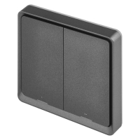 Розумний вимикач EMOS H5015 2 buttons ZigBee 3.0 Black (H5015)