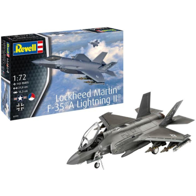 Збірна модель Revell Літак Lockheed Martin F-35A Lightning II, рівень 4, 1:72 (RVL-03799)