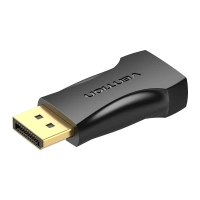 Перехідник DisplayPort M to HDMI F black VENTION (HBOB0)