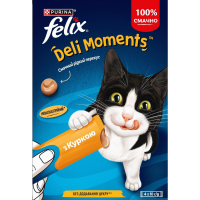 Treats for cats Purina Felix DeliMoments with chicken 40 g (8445291632479)