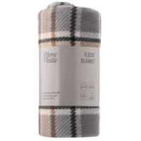 Plaid ARDESTO Fleece 100% polyester, gray 130x160 cm (ART0721PB)