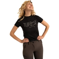 T-shirt Turbat Magic Logo SS Wmn caviar - S - black (012.004.5568)