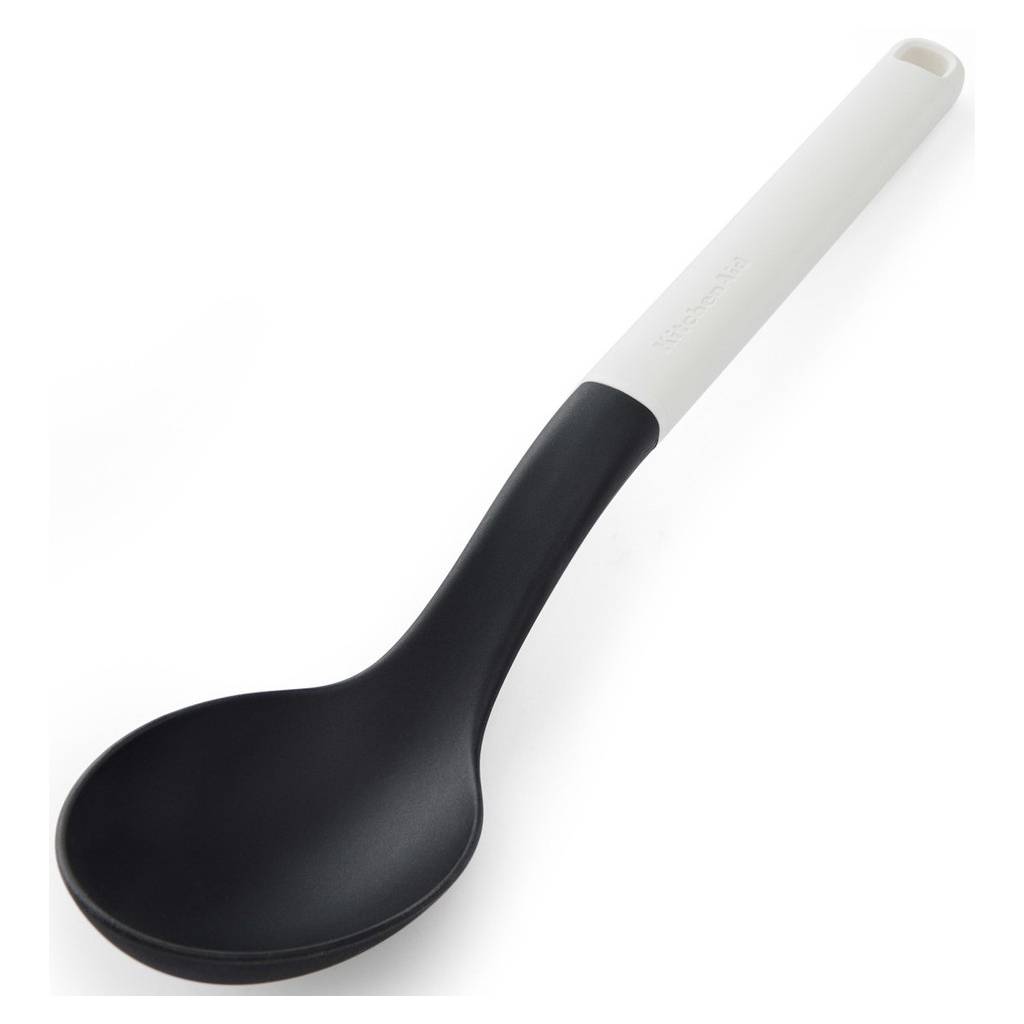 Ложка кухарська KitchenAid Classic для сервірування 34 см білий (KHA003OHPNG)