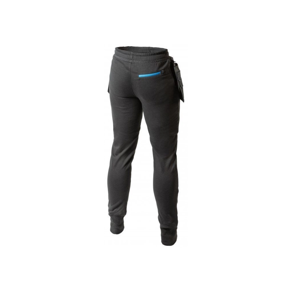 Штани робочі Hoegert TREBEL HT5K902-M з кишенями 65% бавовна/35% поліестер чорні, M (50) (HT5K902-M)