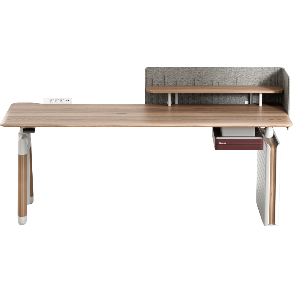 Комп'ютерний стіл Sihoo з електрорегулюванням висоти D07 1.8m Maple/White (D07A-102/D07J-102-AB/D07-P)