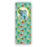 Bookmarks for books by Lyutsink "Animals. Elephant" 1 pc. (LK000000193) (2000000000193)