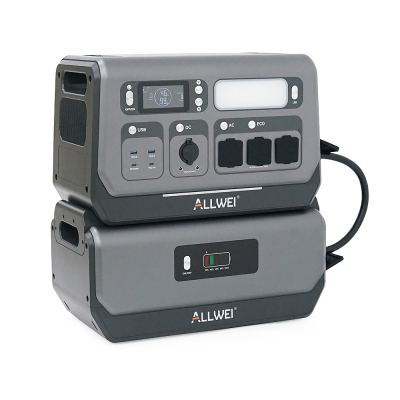 Зарядна станція ALLWEI SGR-PPS2400-2PRO+Battery 2400W 4096Wh (SGR-PPS2400-2PRO+BAT)