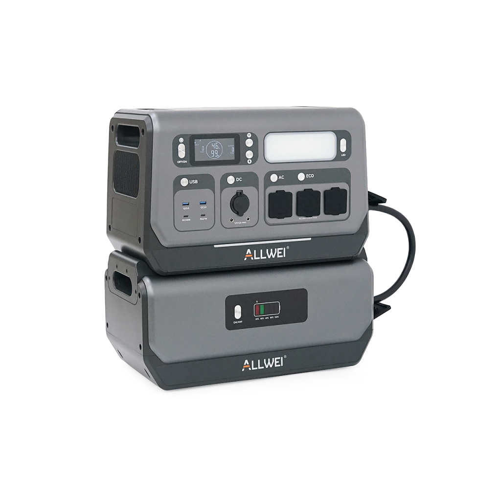Зарядна станція ALLWEI SGR-PPS2400-2PRO+Battery 2400W 4096Wh (SGR-PPS2400-2PRO+BAT)