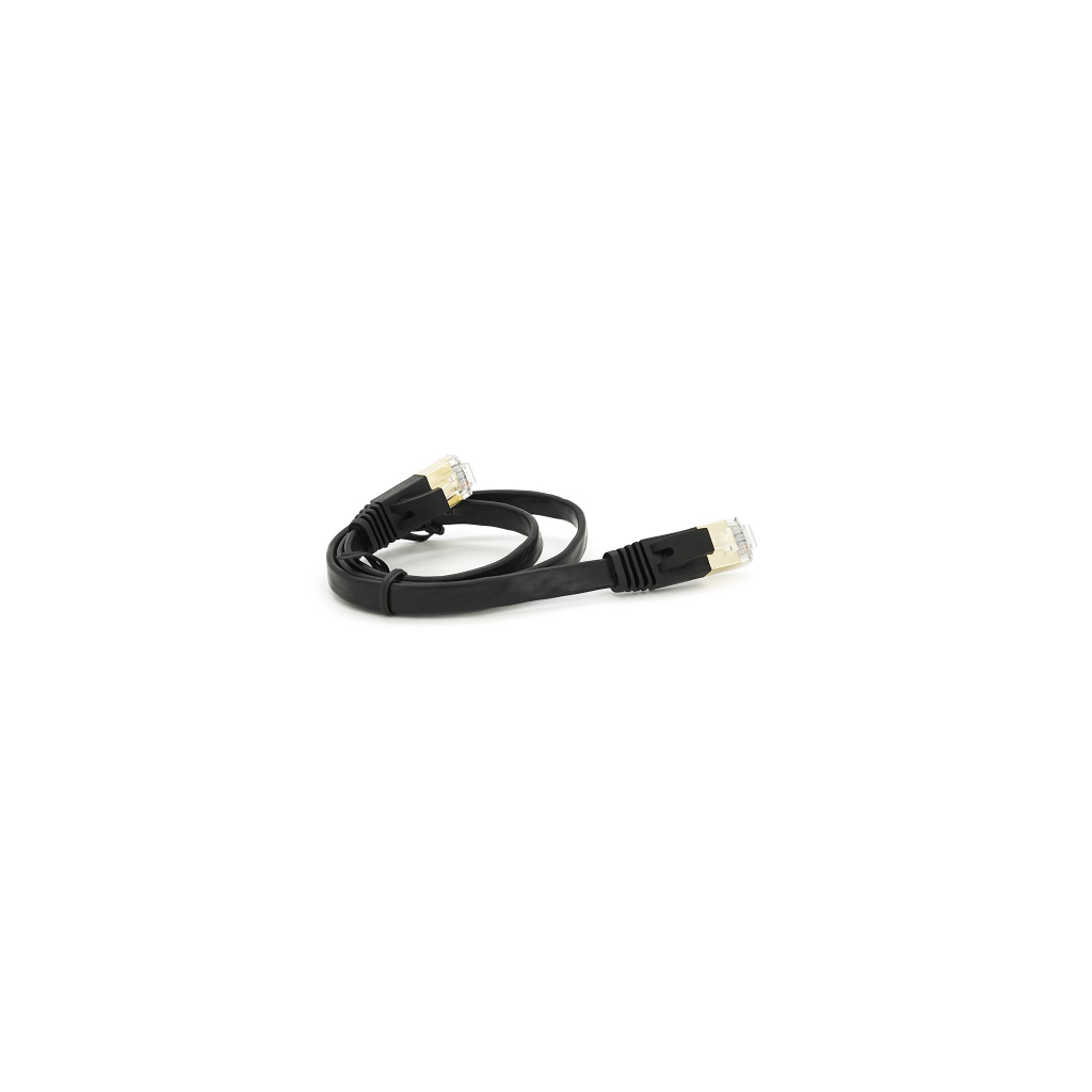 Патч-корд 0.5м UTP cat.7, CU, RJ45, плоский, black Weepda (PCMF-CU7/0.5Bk) Патч-корд 0.5м UTP cat.7, CU, RJ45, плоский, black Weepda (PCMF-CU7/0.5Bk)