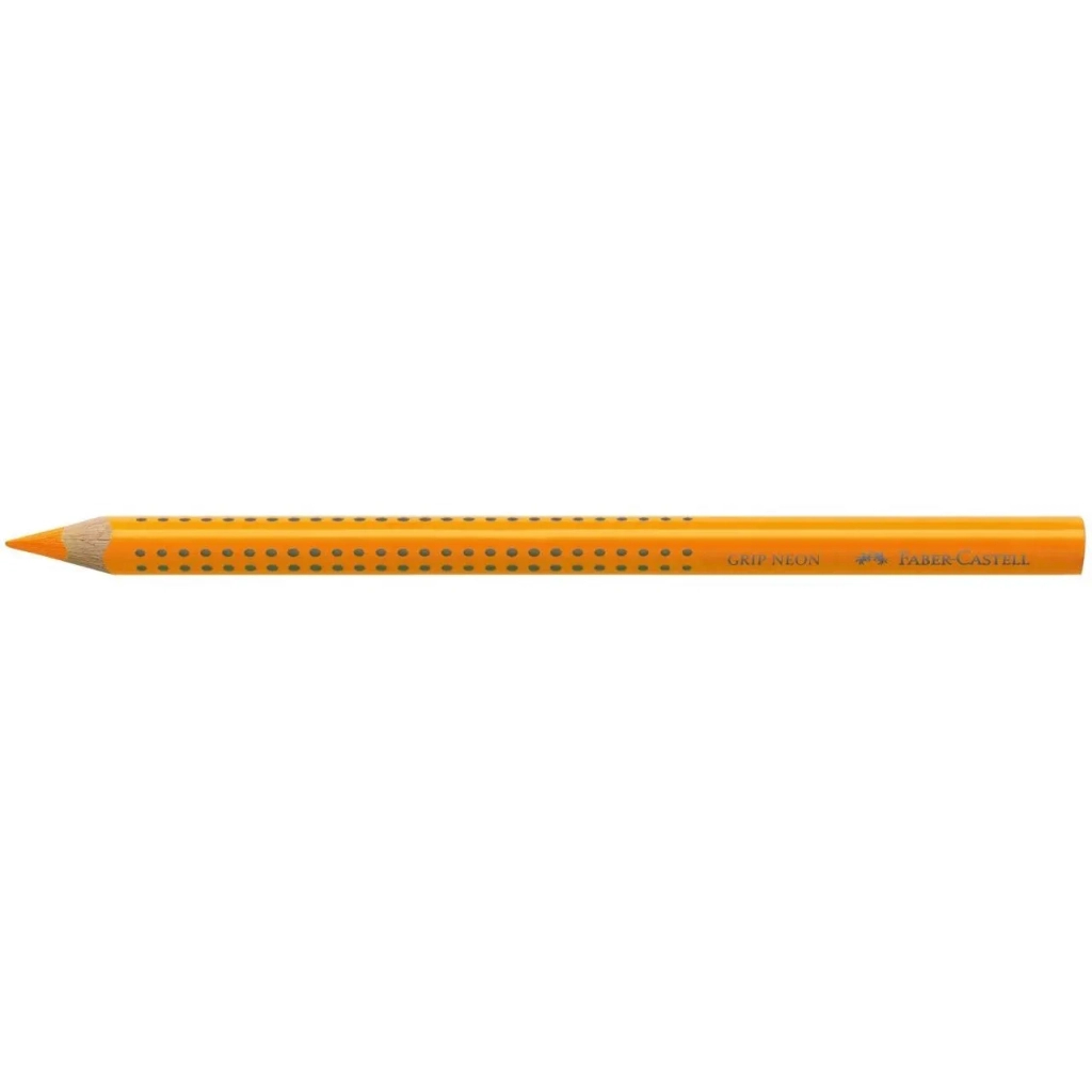 Маркер Faber-Castell олівець текстовиділювач Jumbo Grip Neon, колір помаранчевий (21330)