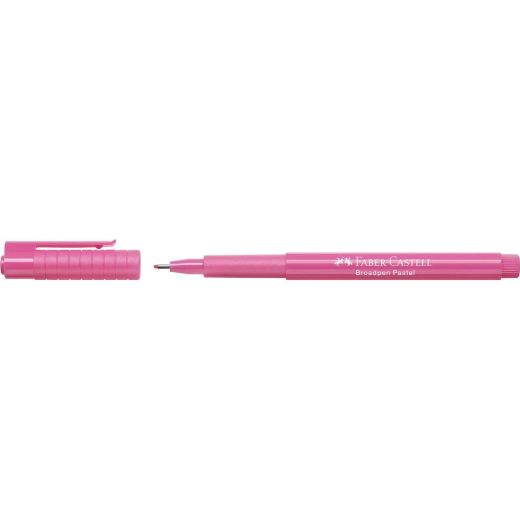 Лайнер Faber-Castell BROADPEN 1554 Pastel Purplepink, колір пурпурний, 0,8 мм (30748)