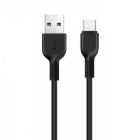 Дата кабель USB 2.0 AM to USB-C 1.0m 3A X13 black HOCO (6957531061182)