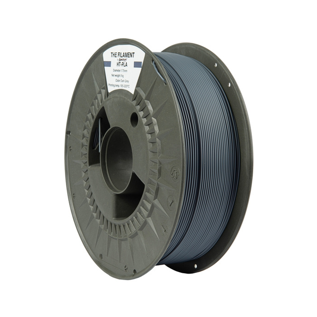 Пластик для 3D-принтера The Filament HT-PLA 1.75mm 1kg, Grey, Dark (TF-24140)