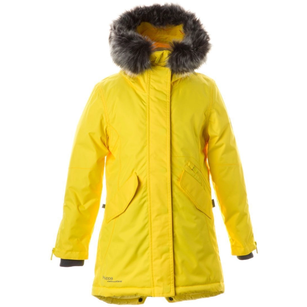 Пальто дитяче Huppa VIVIAN 12490020 жовтий 70002 116 (4741468795188)