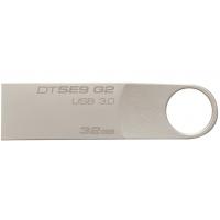 USB флеш накопичувач Kingston 32GB DataTraveler SE9 Silver USB 2.0 (DTSE9G2/32GBZ)