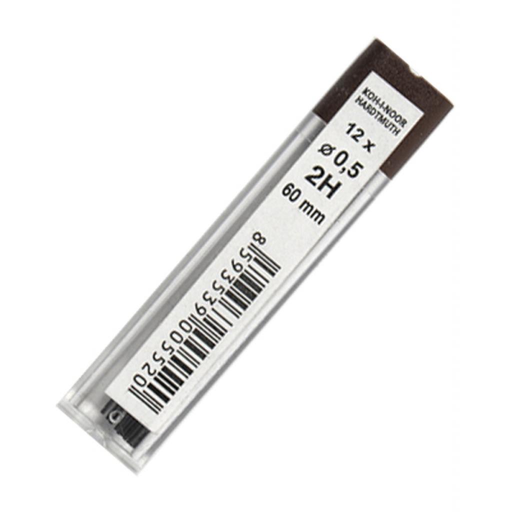 Грифель для механічного олівця Koh-i-Noor 4152.2H, 0.5 мм, 12шт (415202H005PK) Грифель для механічного олівця Koh-i-Noor 4152.2H, 0.5 мм, 12шт (415202H005PK)