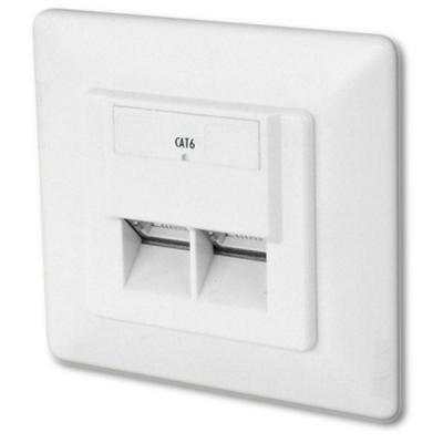 Network socket DIGITUS 2xRJ45 FTP, for hidden wiring (DN-9005-N)